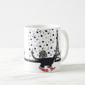 Anblick-Sehen in Paris-Tasse Kaffeetasse (VorderseiteRechts)