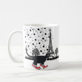 Anblick-Sehen in Paris-Tasse Kaffeetasse (Links)