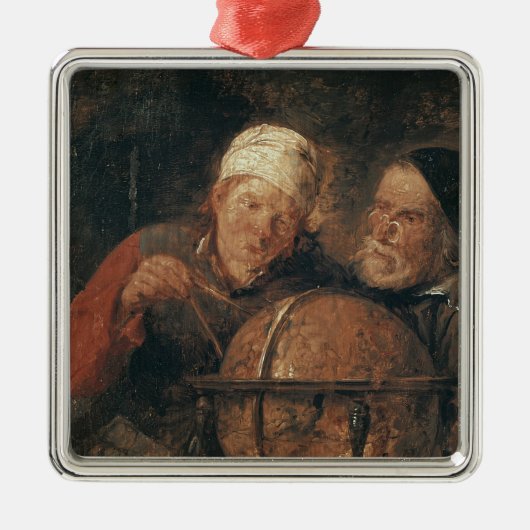 Anblick Silbernes Ornament (Vorne)