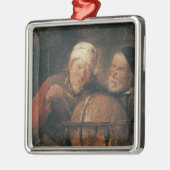 Anblick Silbernes Ornament (Links)