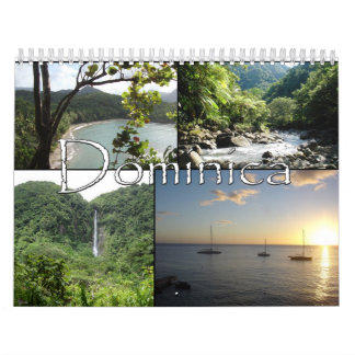 Anblick von Dominica-Kalender Kalender
