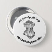 Anbringen des korsetbasierten Supporters Button (Vorne & Hinten)