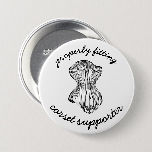 Anbringen des korsetbasierten Supporters Button (Vorne & Hinten)