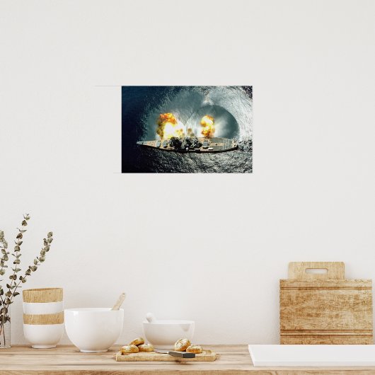 Anbringen Gerahmter Plakate für den gesamten Breit (Küche)