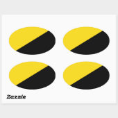 AnCap-Aufkleber Ovaler Aufkleber (Blatt)