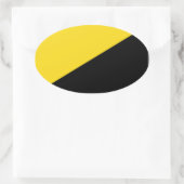 AnCap-Aufkleber Ovaler Aufkleber (Tasche)