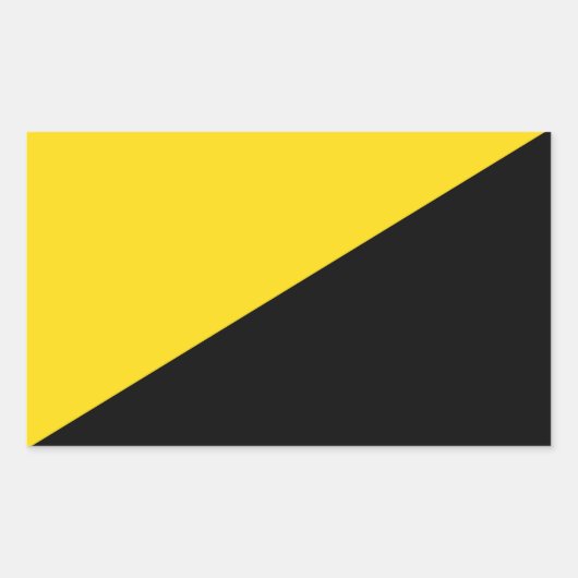 AnCap-Aufkleber Rechteckiger Aufkleber (Vorderseite)