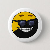 Ancap Ball Polandball niedlich Mem Sonnenbrille um Button (Vorderseite)