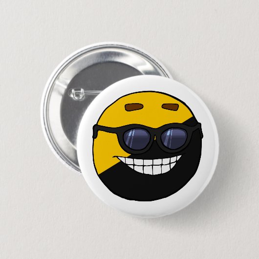Ancap Ball Polandball niedlich Mem Sonnenbrille um Button (Vorne & Hinten)