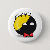 Ancap-Ball Polandball niedlicher Mem-Bugbogen Button (Vorderseite)