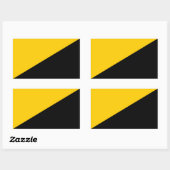 AnCap-Flag Rechteckiger Aufkleber (Blatt)