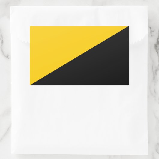 AnCap-Flag Rechteckiger Aufkleber (Tasche)