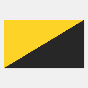 AnCap-Flag Rechteckiger Aufkleber