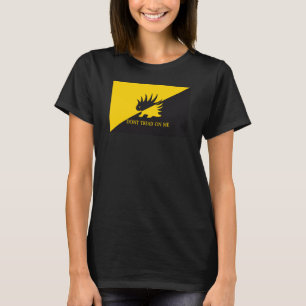 Ancap-Flagge Porcupine Logo Gadsden Flagge Parody- T-Shirt