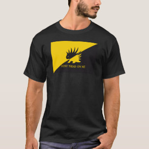 Ancap-Flagge Stachelschwein-Logo Gadsden-Flagge Pa T-Shirt