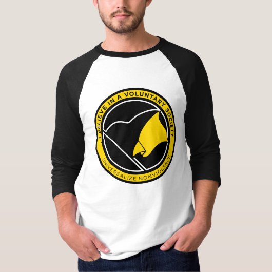 AnCap Flaggen-Shirts T-Shirt (Vorderseite)
