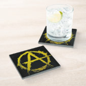 Ancap Forever! Glasuntersetzer (Schrägansicht)