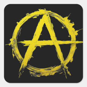 Ancap Forever! Quadratischer Aufkleber