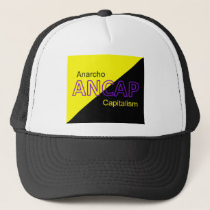 ANCAP Gelb und schwarze Flagge Truckerkappe