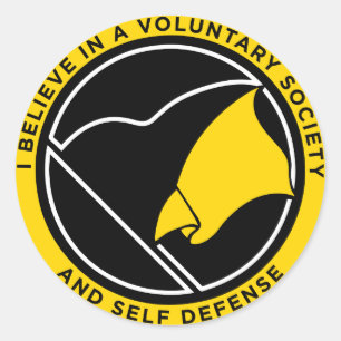 AnCap Voluntaryist Aufkleber