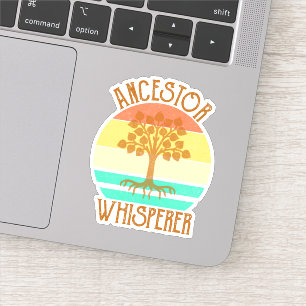 Ancestor Whisperer Genealogie Aufkleber