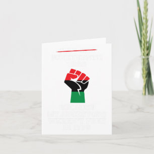 Ancestors Black African American Flag P Karte