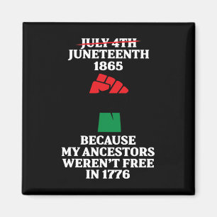 Ancestors Black African American Flag P Magnet