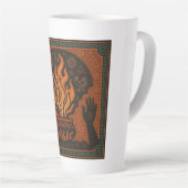 🔥 “Ancestral Flame” – Sacred Fire Mug Milchtasse (Rechte Ecke)