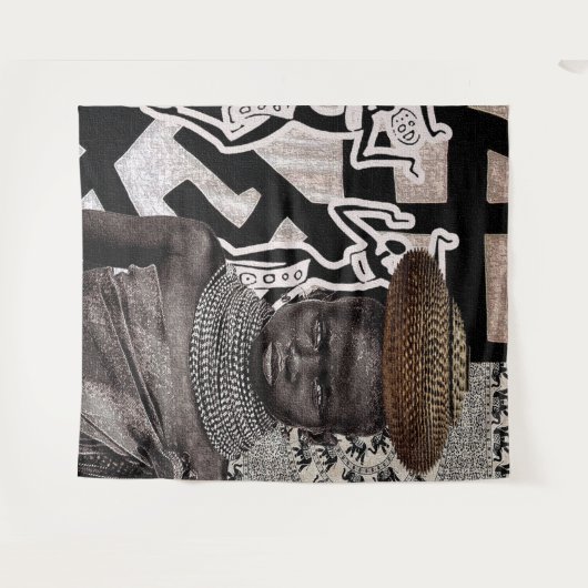 "Ancestral Threads Wall Hanging": Wandteppich (Vorderseite (Horizontal))