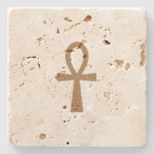 Anch – Lebensschlüssel Steinuntersetzer (Vorderseite)