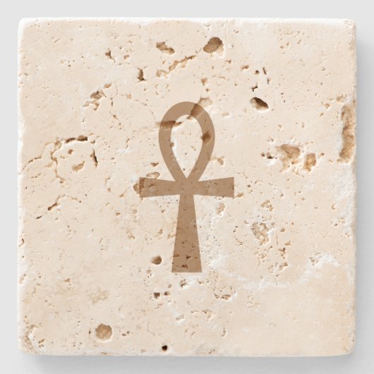 Anch – Lebensschlüssel Steinuntersetzer (Vorderseite)