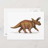 Anchiceratops Dinosaurier Postkarte (Vorne/Hinten)