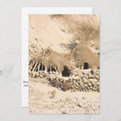 Anchient Desert Dwelling Feiertagskarte (Vorne/Hinten)