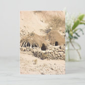 Anchient Desert Dwelling Feiertagskarte (Stehend Vorderseite)