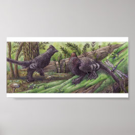 Anchiornis: Dimorphismus Print Poster
