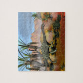 Anchisaurusdinosaurier - 3D übertragen Puzzle (Vertikal)