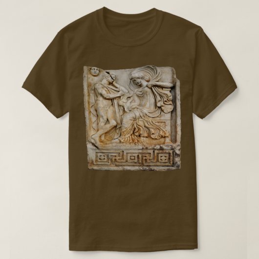 Anchisen und Aphrodite Relief Skulptur ausschneide T-Shirt (Design vorne)