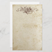 Anchor Antiquitätenpapier aus verklebter Blüte Briefpapier (Vorne/Hinten)
