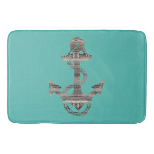 ANCHOR + aquamarin 24x36 L Badematte