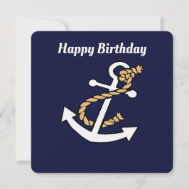 Anchor Away Birthday Card Feiertagskarte