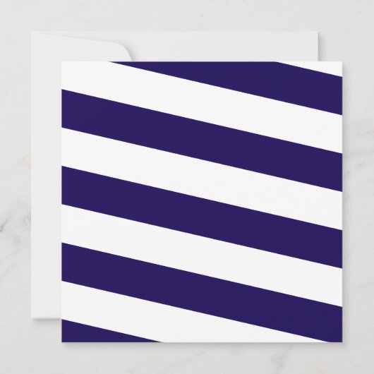 Anchor Birthday Party Ocean / Segeln Einladung (Rückseite)