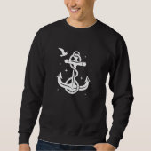 Anchor Black Sweatshirt (Vorderseite)