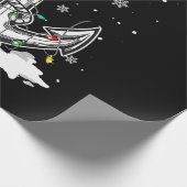 Anchor Boating Segeling Weihnachtsbeleuchtung Weih Geschenkpapier (Ecke)