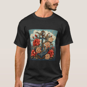 Anchor Boho Style Graphic T-Shirt