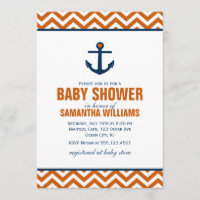 Anchor & Chevrons Nautical Baby Dusche {Mandarine}