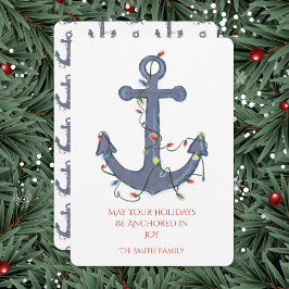 Anchor Christmas Card Einladung
