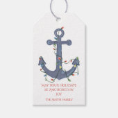 Anchor Christmas Card Geschenkanhänger (Vorderseite)