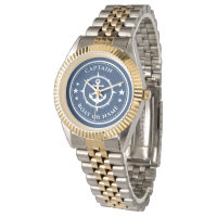 Anchor Compass Stars Captain Boat oder Name Navy