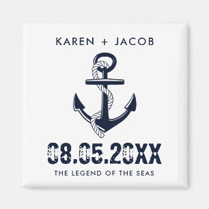 Anchor Cruise Ship Gastgeschenk Hochzeit Magnete Magnet