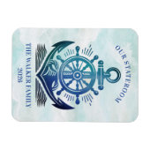 Anchor Cruise Ship Stateroom Magnet (Horizontal)